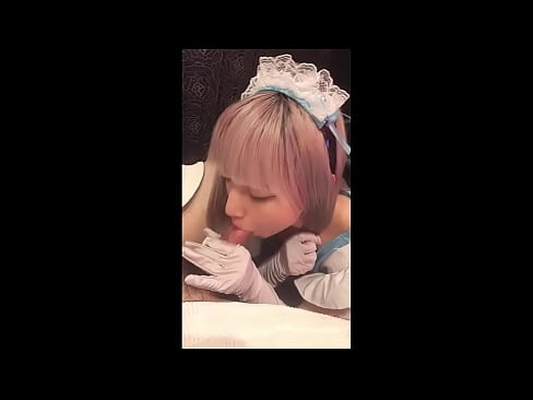 ❤️ Japanese Idol [mayuka], franskur vinnukonubúningur, 1. hluti, blástur og hristur af sér með húðkrem ️ Klámmyndband á klám is.pornolymp.ru